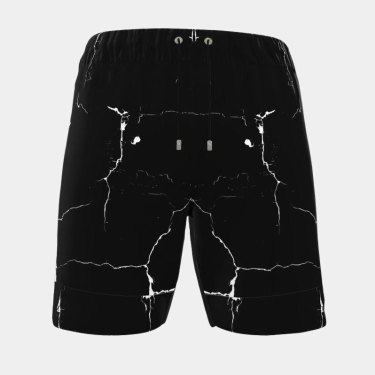 Short de Bain Savage - Élégance Sombre et Audace Maritime